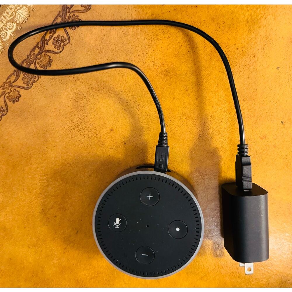 Amazon Echo Dot Smart Speaker with Alexa EUL 2238 and Adapter